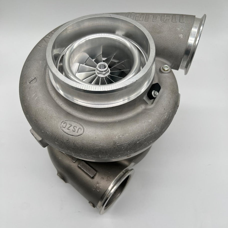 Garrett G-Series Supercore, G55-1950 88mm, P/N: 880547-5002S with Garrett G-Series G55 Turbine Housing Kit 1.24 A/R O/V, V-Band In/Out, P/N: 761208-0069