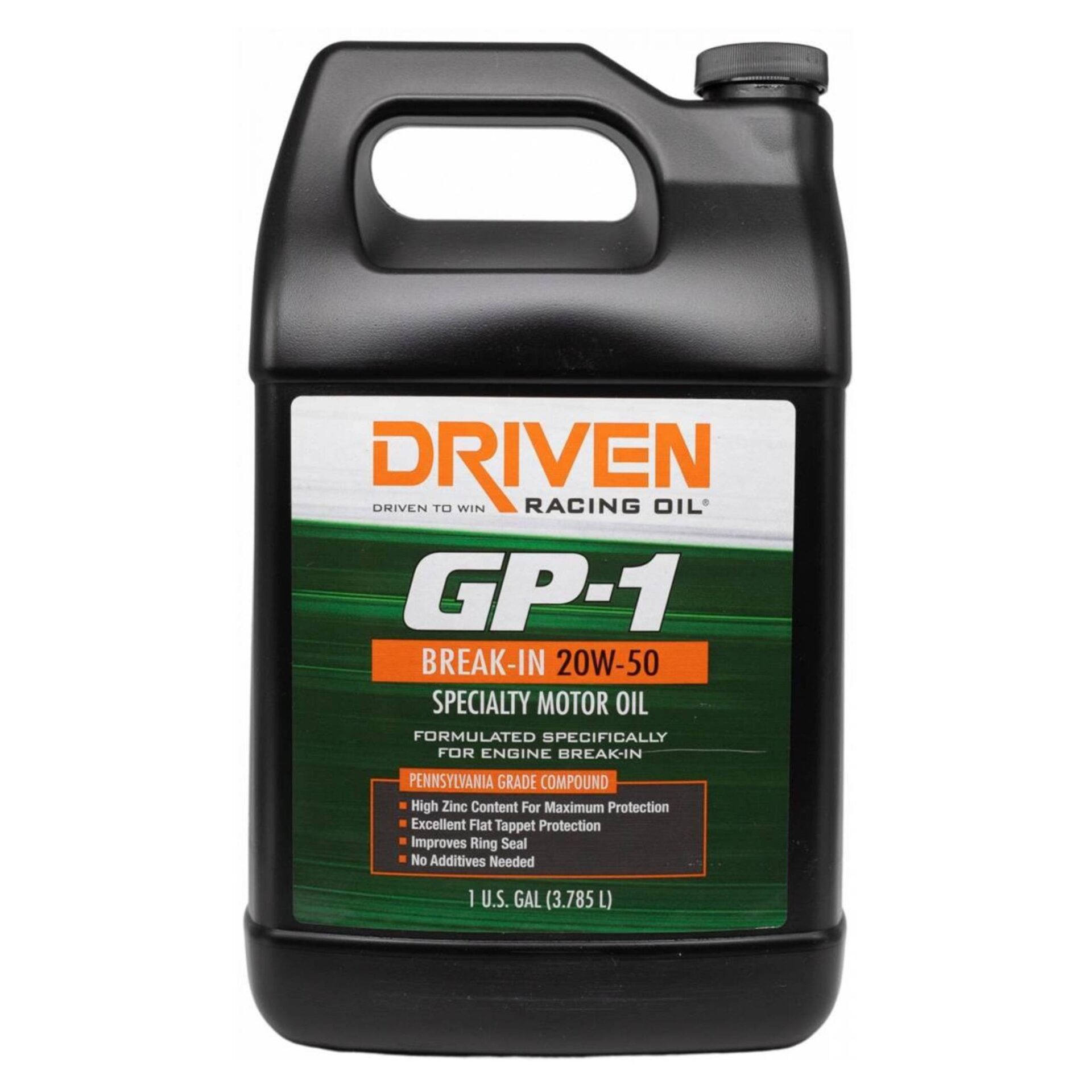 Driven GP-1 Break-in 20w50 Oil, Gallon image 0