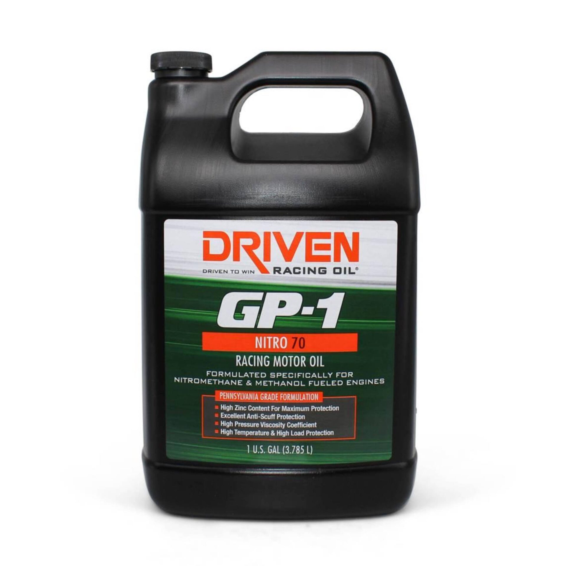 Driven GP-1 Nitro 70 High-Performance Racing Oil, Gallon image 0