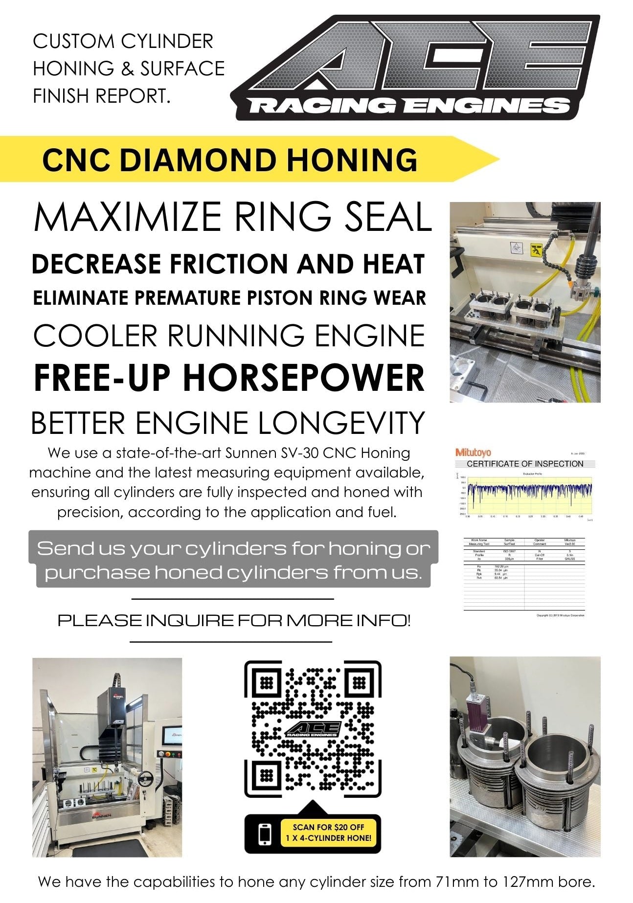 Aircooled VW CNC Cylinder Honing