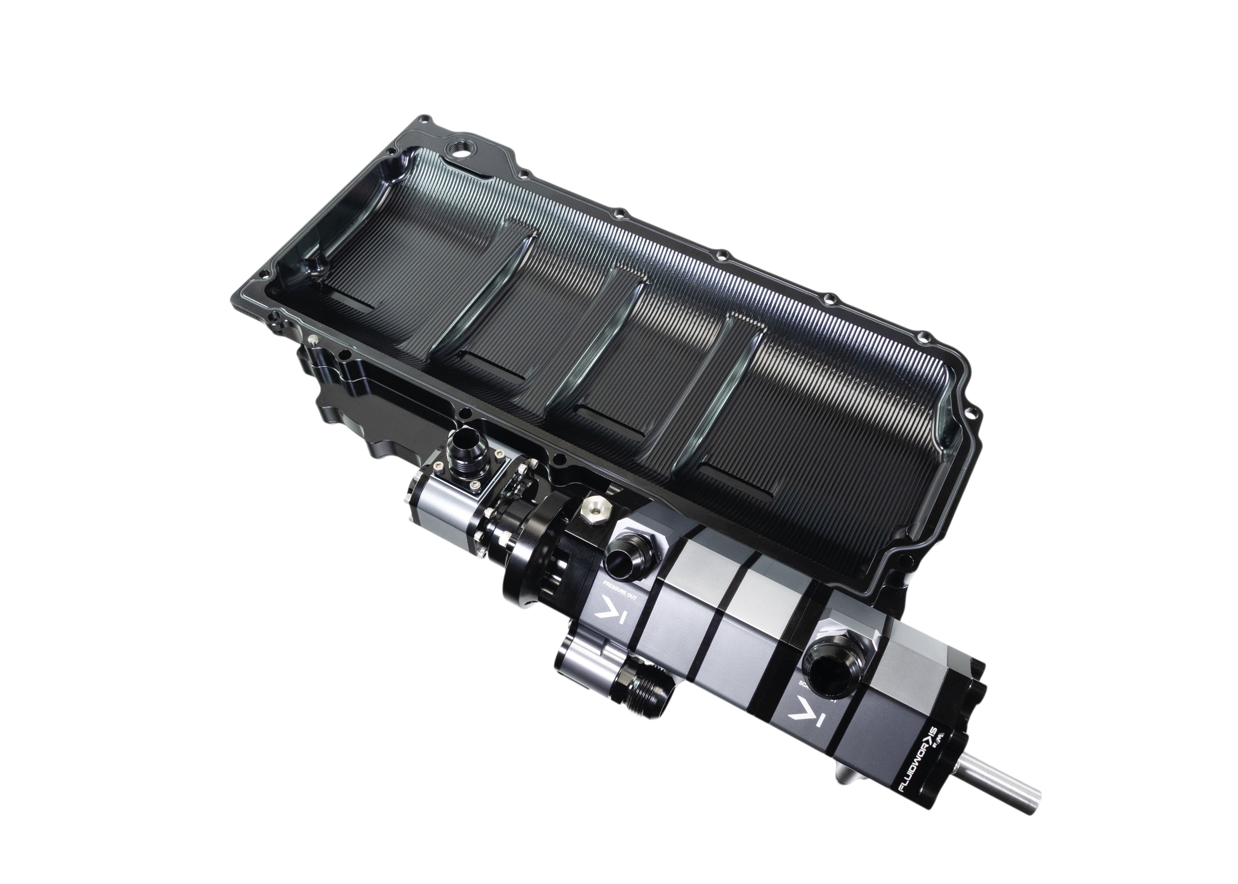 Fluidworks Gen V LT 5 Stage Billet Dry Sump Pan / Pump Combo Kit