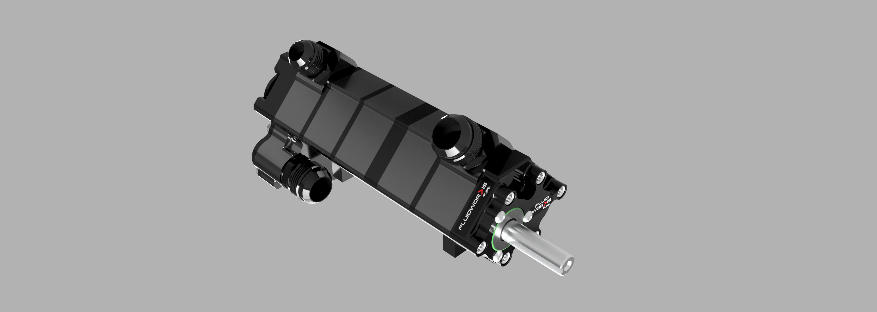 Fluidworks LS 5 Stage Billet Dry Sump Pan / Pump Combo