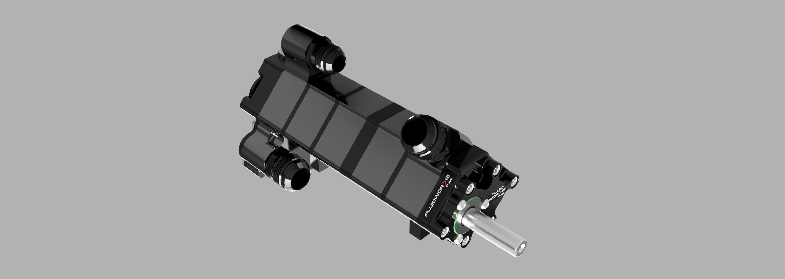 Fluidworks LS 5 Stage Billet Dry Sump Pan / Pump Combo