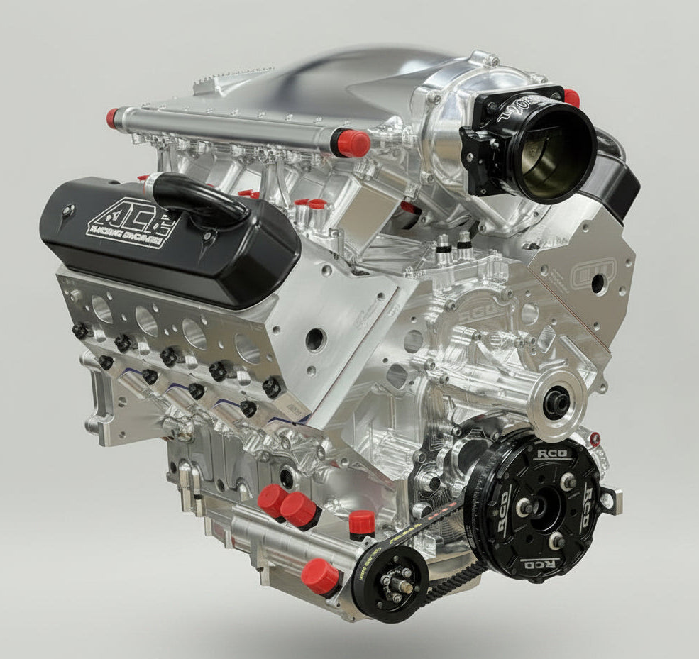 ACE Racing Noonan Billet LS. drag n drive billet ls engine, drag n drive engine, x275 engine, ldr engine, billet ls engine, CID LS7 Cylinder heads, Billet LS Block, Noonan Billet LS