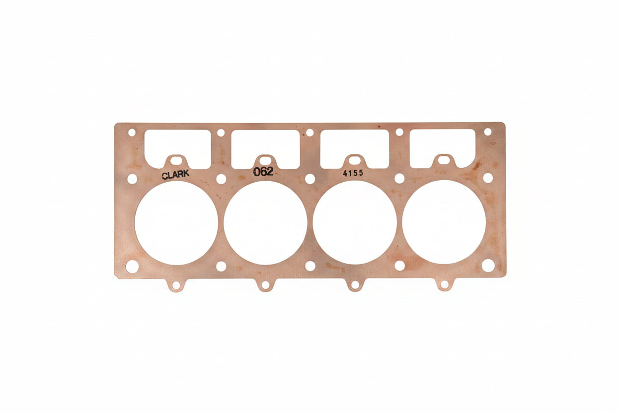 Clark Copper Head Gasket, LS, Dry/No Water 4.155" x .062", Pair