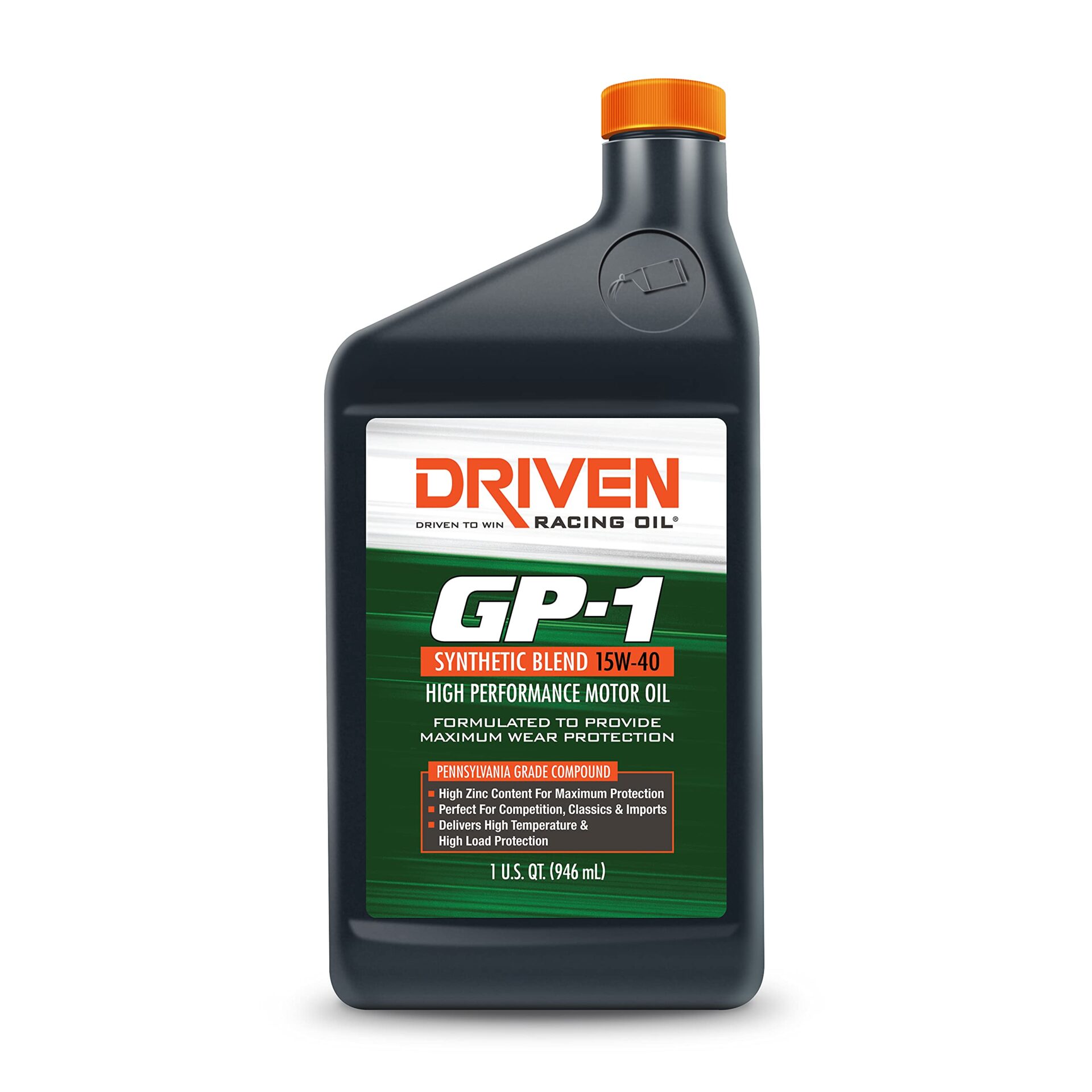 Driven GP-1 15w40 Synthetic Blend High-Performance Oil 1QT – ACE Racing ...