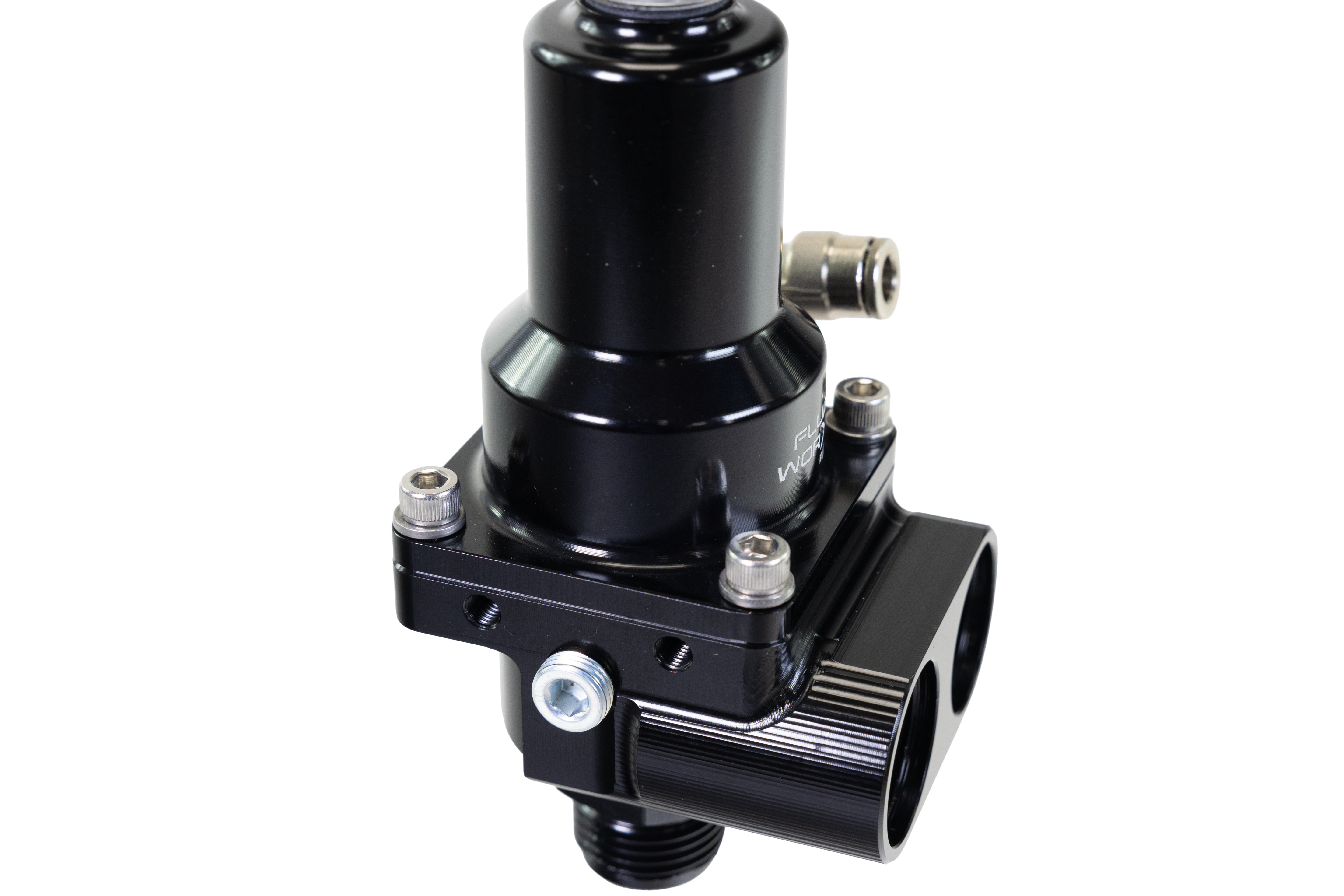 Fluidworks 7-20 gpm Fuel Pressure Regulator Front Loader - Motion Raceworks