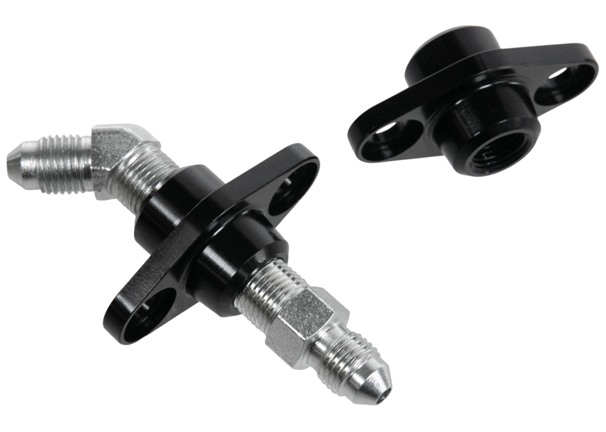 1/8" NPT Bulkhead Flanged Pass Thru Fitting by Motion Raceworks - Motion Raceworks