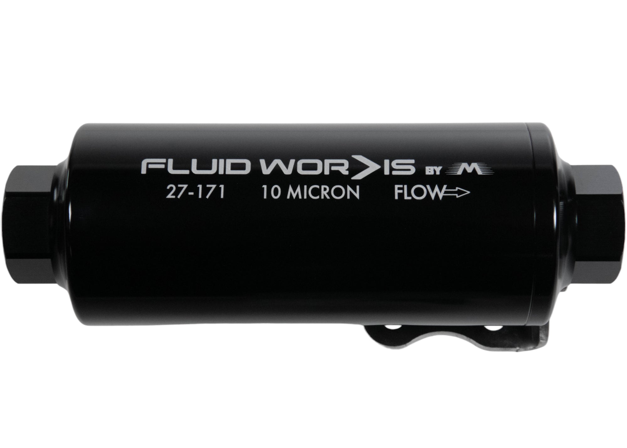 Fluidworks 12GPM 12ORB Post Fuel Filter w/ Mount (10 Micron) - Motion Raceworks