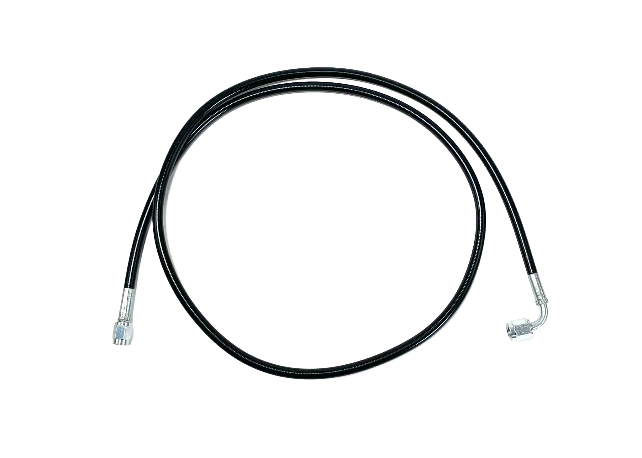 RIFE 3AN Black 72" Hose Straight/90° - Motion Raceworks