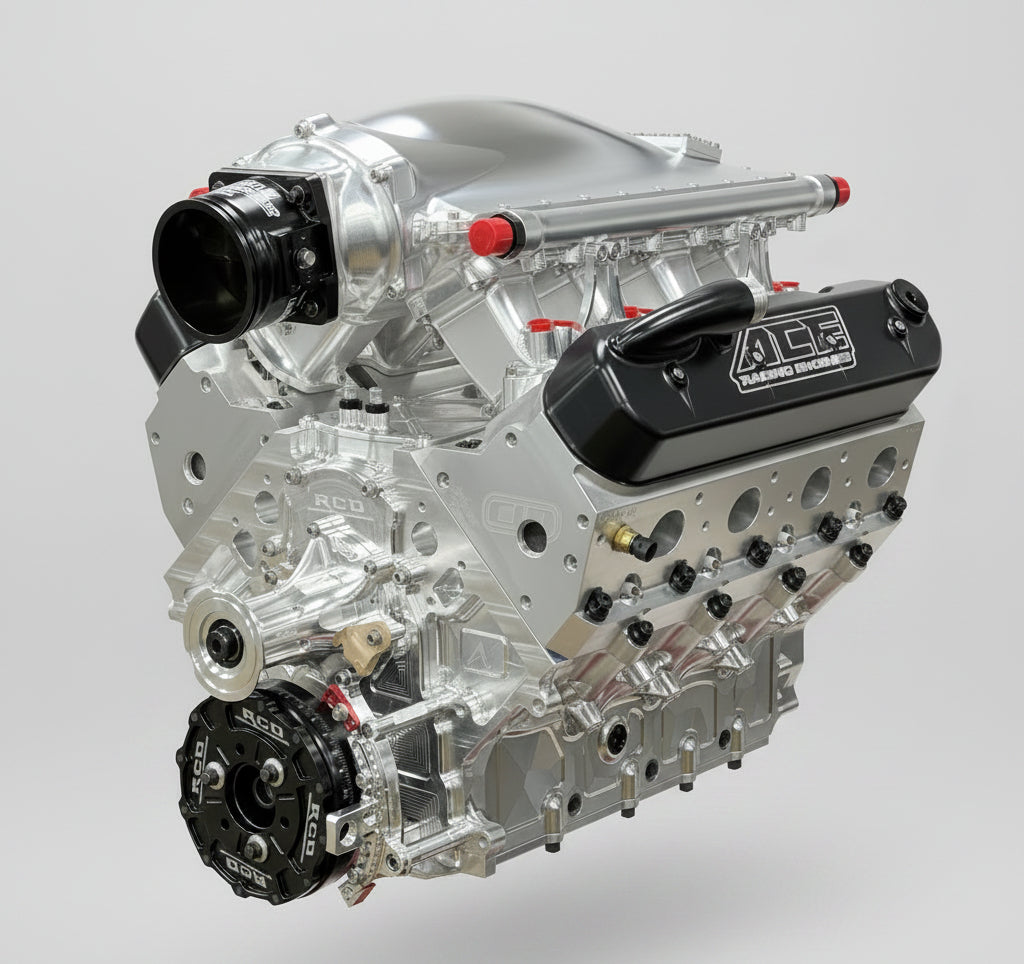 3000hp ls engine, 3500hp ls engine, ACE Racing Noonan Billet LS. drag n drive billet ls engine, drag n drive engine, x275 engine, ldr engine, billet ls engine, CID LS7 Cylinder heads, Billet LS Block, Noonan Billet LS, CID LS7 Cylinder heads, CID LS7 heads
