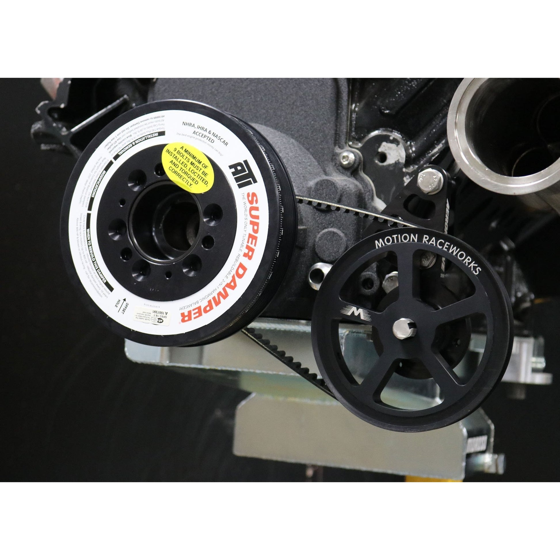 Motion Raceworks Driver Side LS Mechanical Cable Drive Fuel Pump Bracket Corvette Spacing-Motion Raceworks-Motion Raceworks