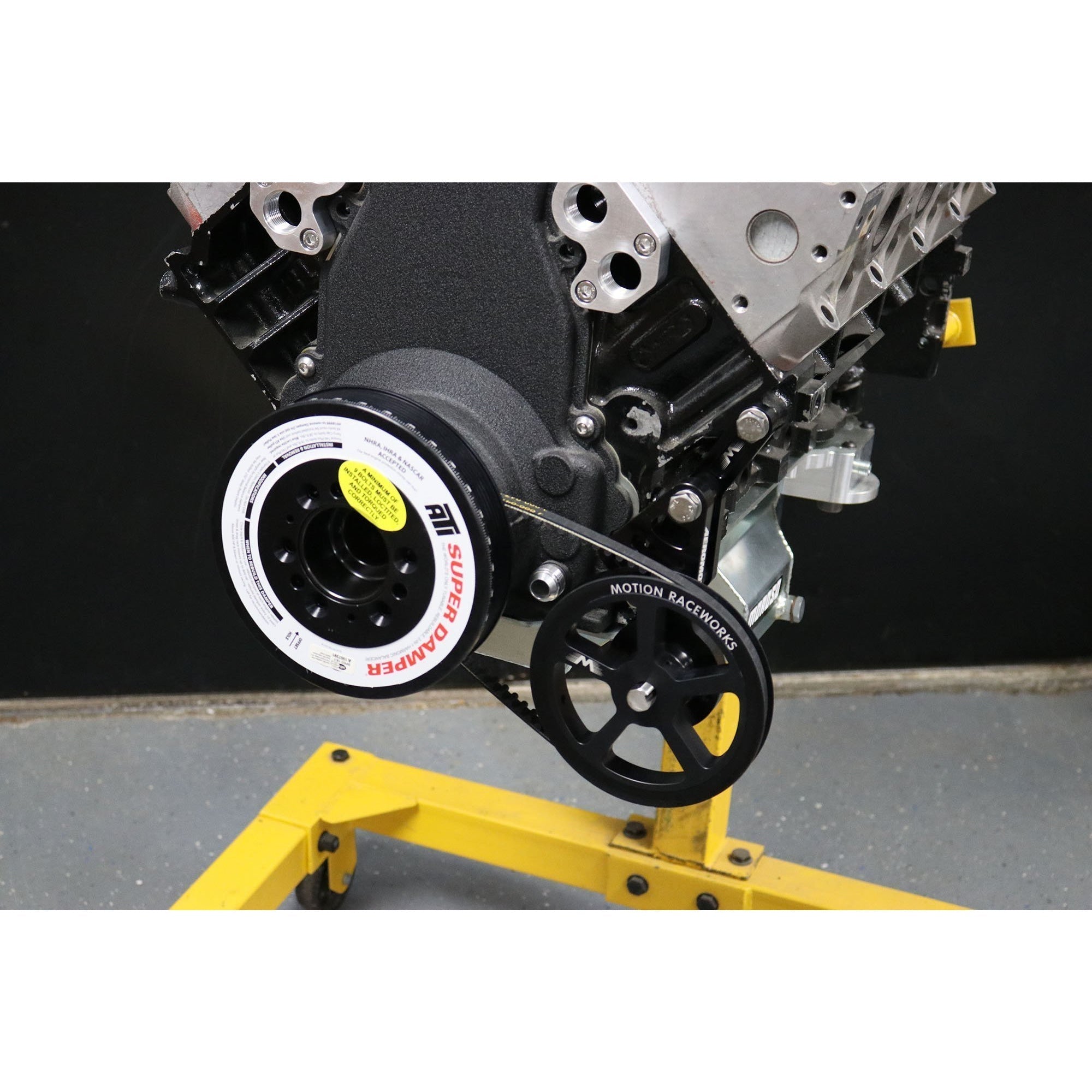 Motion Raceworks Driver Side LS Mechanical Cable Drive Fuel Pump Bracket F-Body Spacing-Motion Raceworks-Motion Raceworks