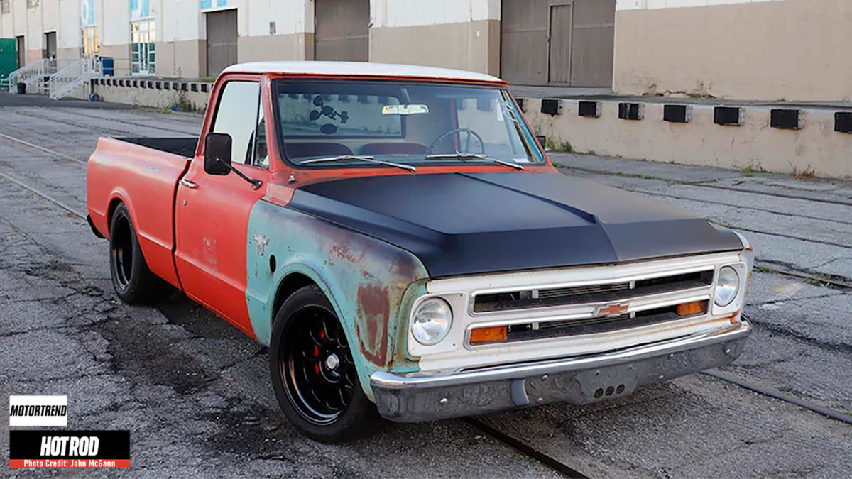 LUCKY COSTA’S SUPERCHARGED LS ’67 C10 SHOP TRUCK.