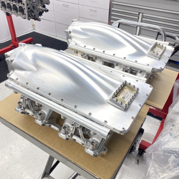 Shauns Custom Alloy BillEt Intake Manifold - LS - ACE Racing Engines