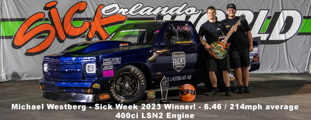 Michael westberg Winner Sick Week 2023 Average fastest in class and overall event